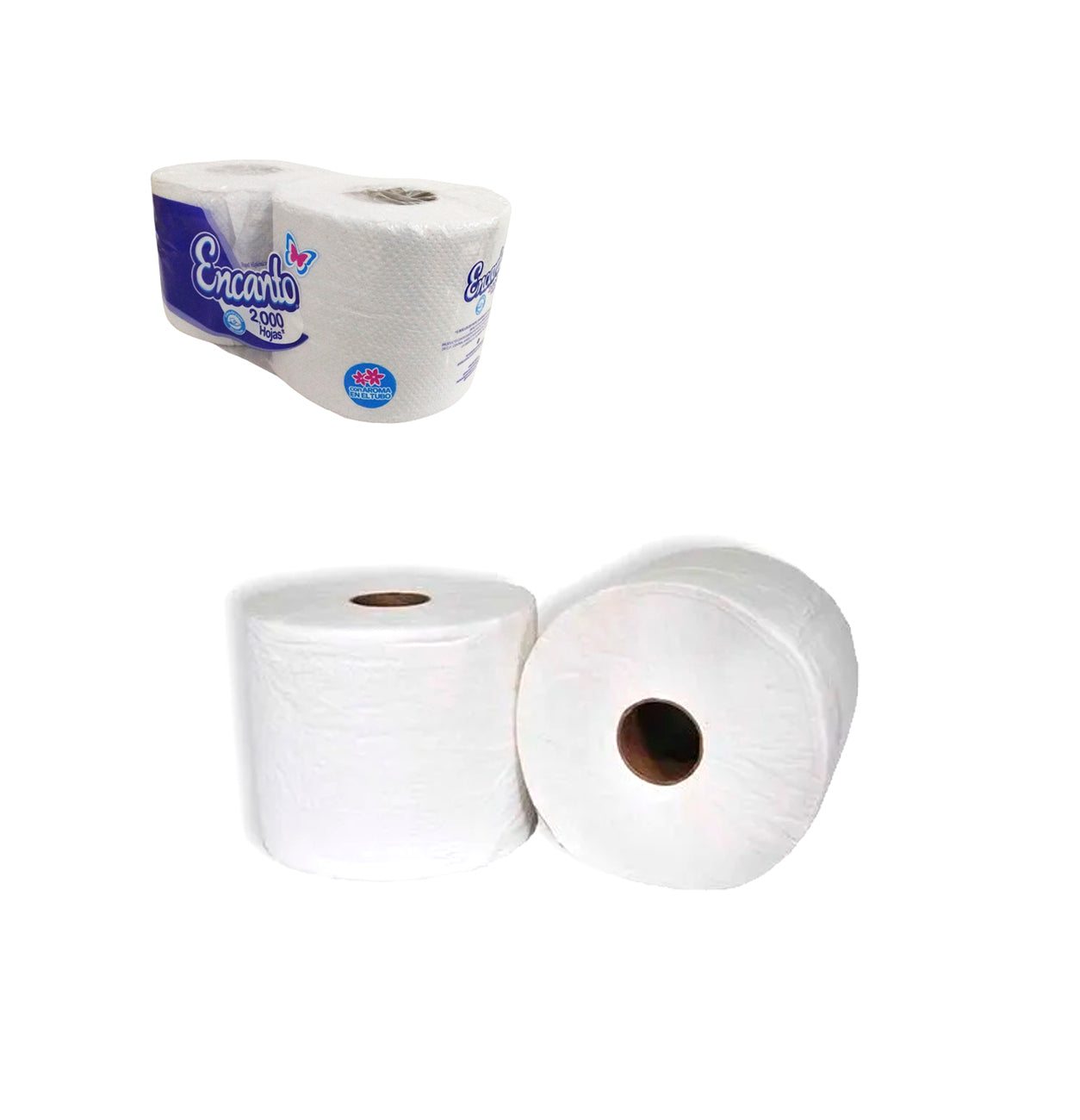 Papel Higiénico 1000Hojas 2PCS