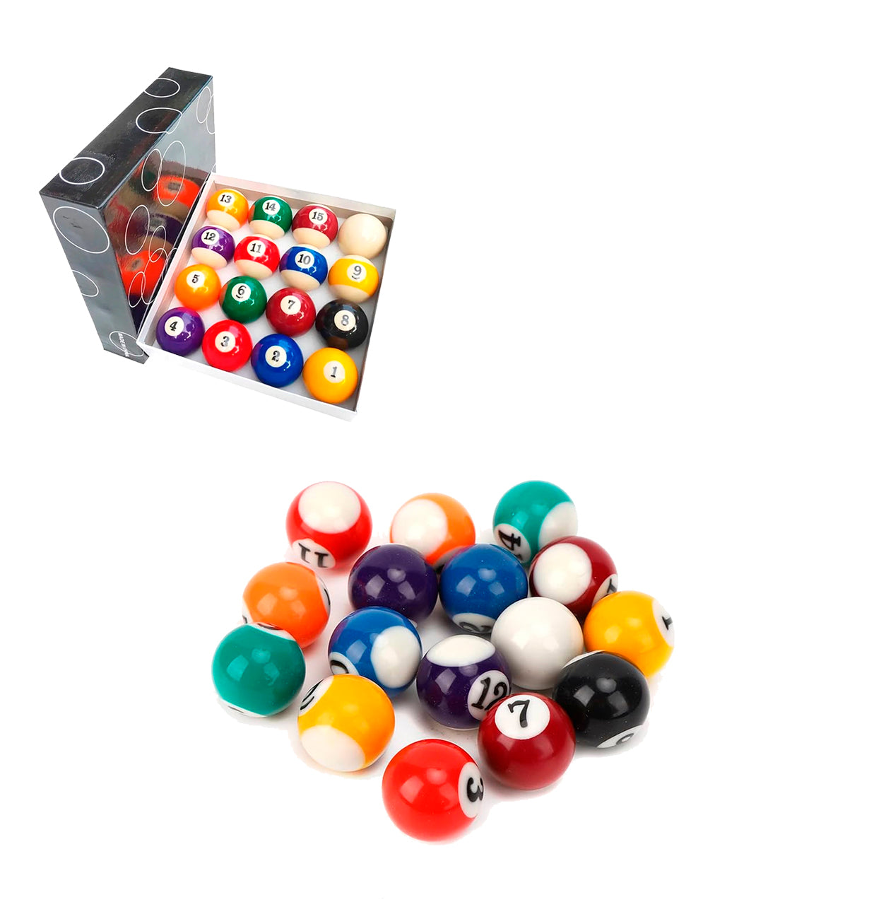 Caja De Pelotas De Billar 16PCS