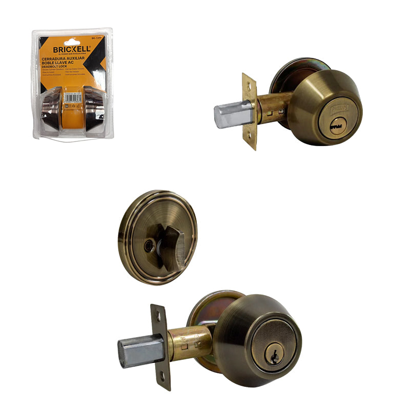 Cerradura Auxiliar Doble Llave AC