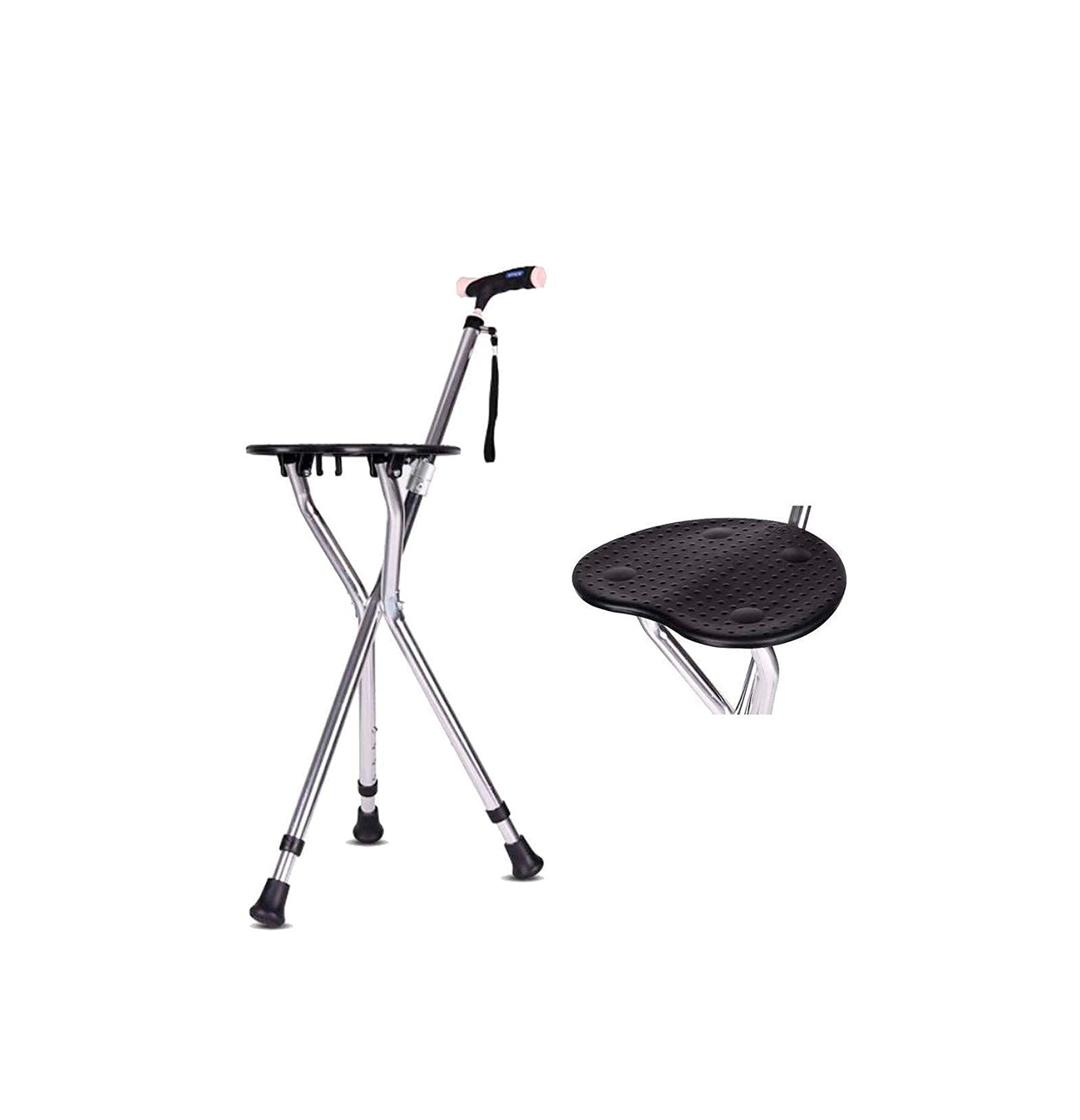 Bastón Con Asiento Plegable