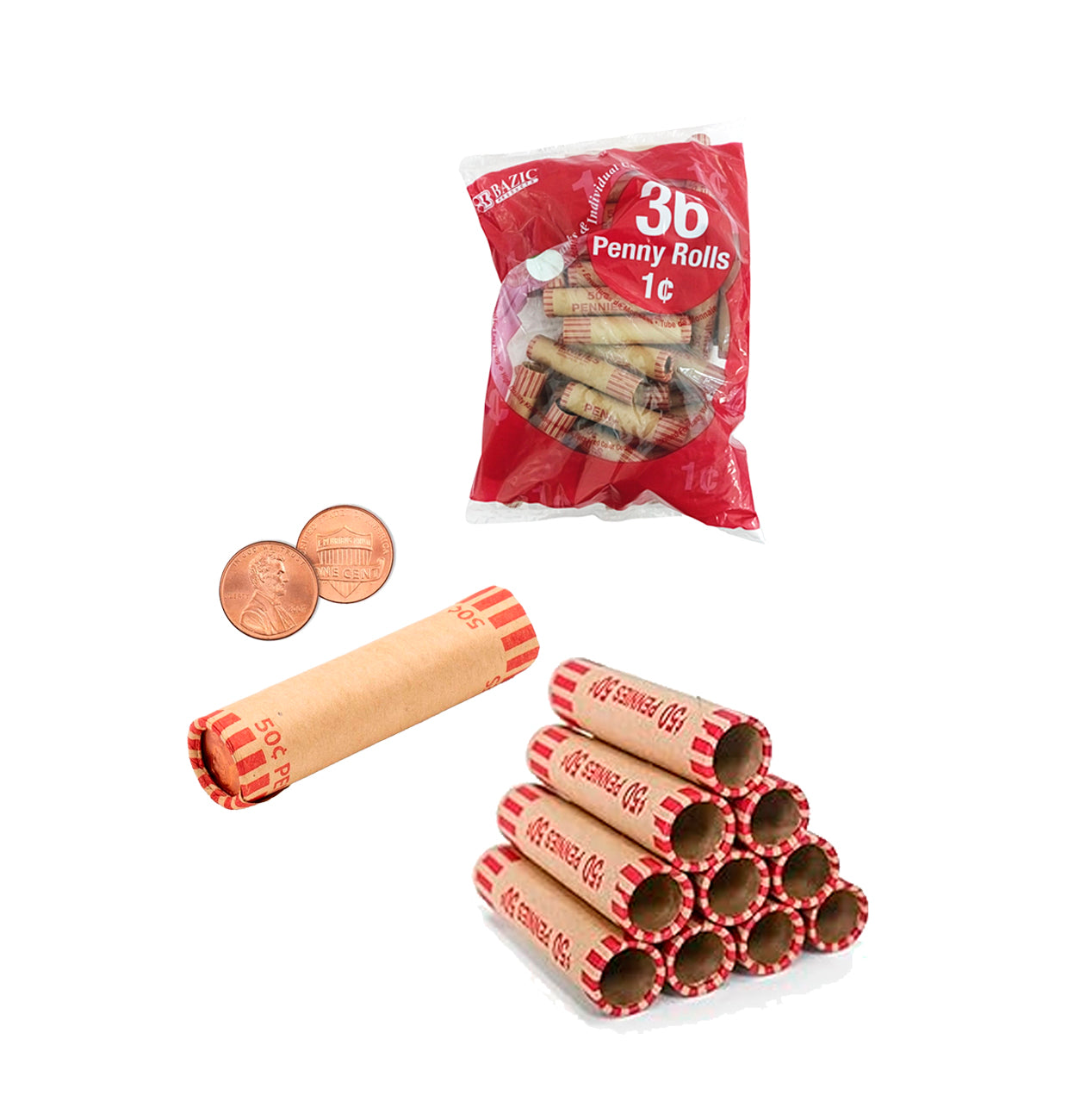 Envoltorio Para Monedas 0.01 36PCS