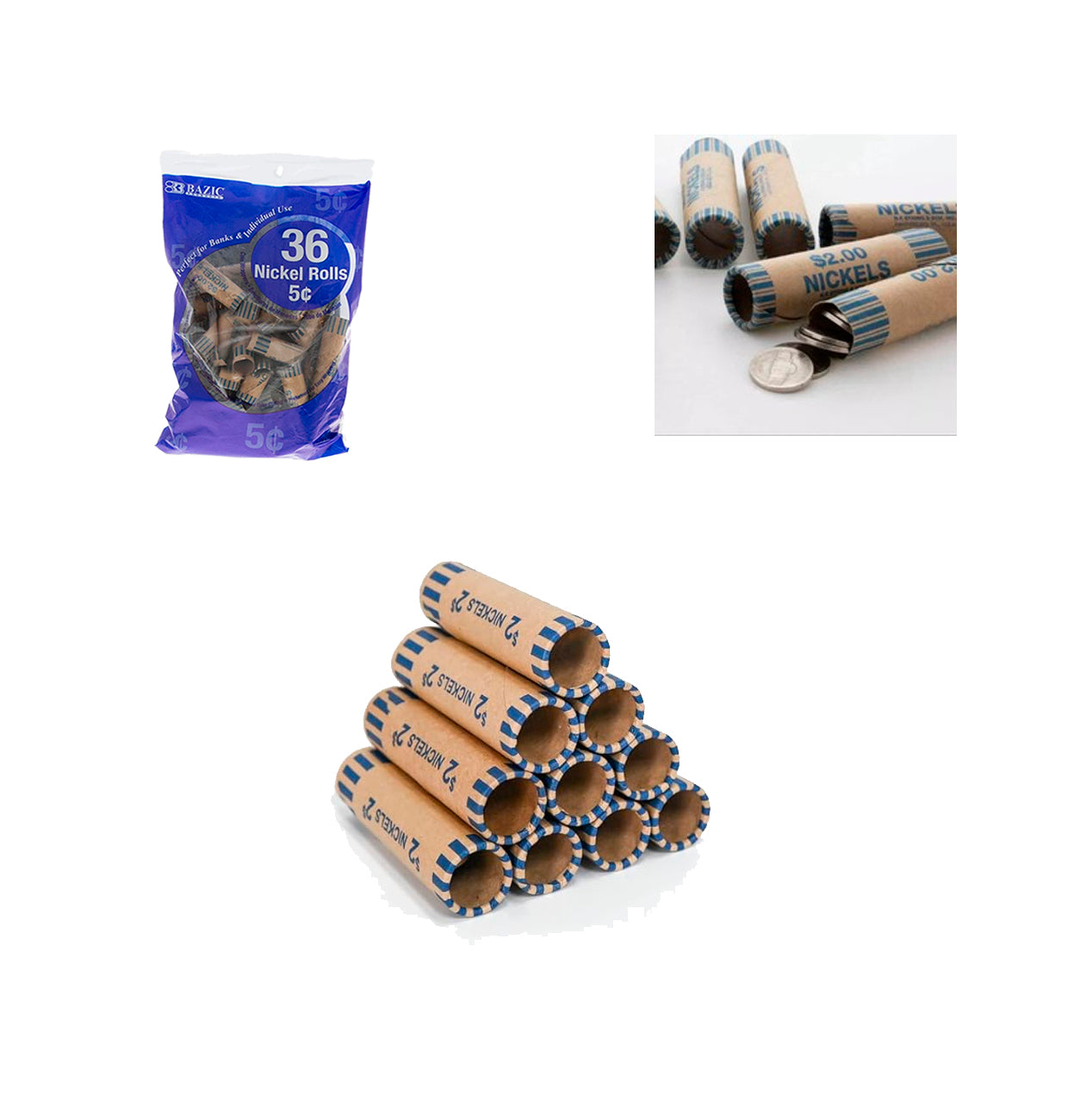 Envoltorio Para Monedas 0.05 36PCS