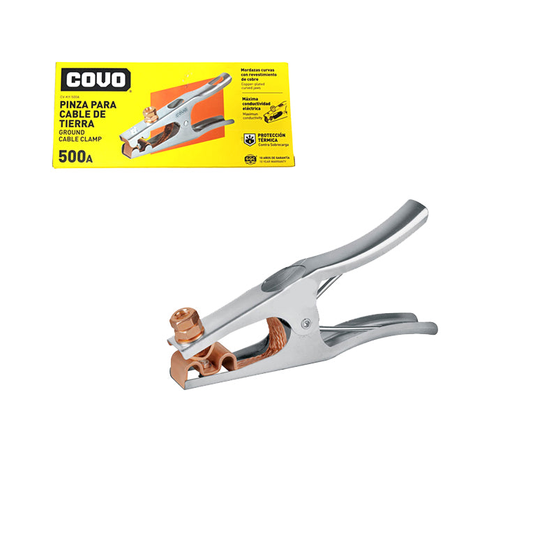 Pinza Para Cable De Tierra 500A