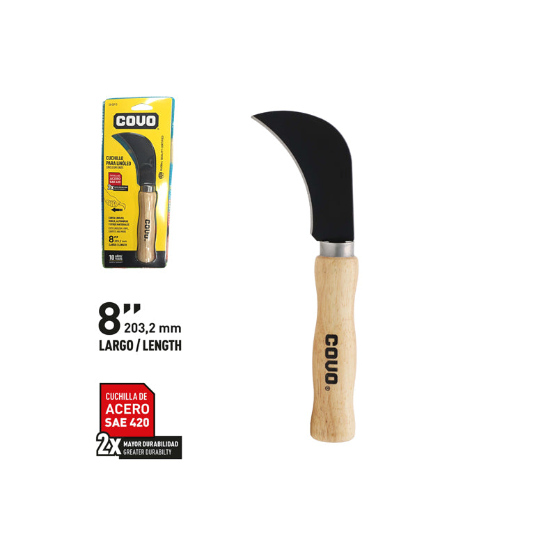 Cuchillo Para Linóleo 8" (COVO)