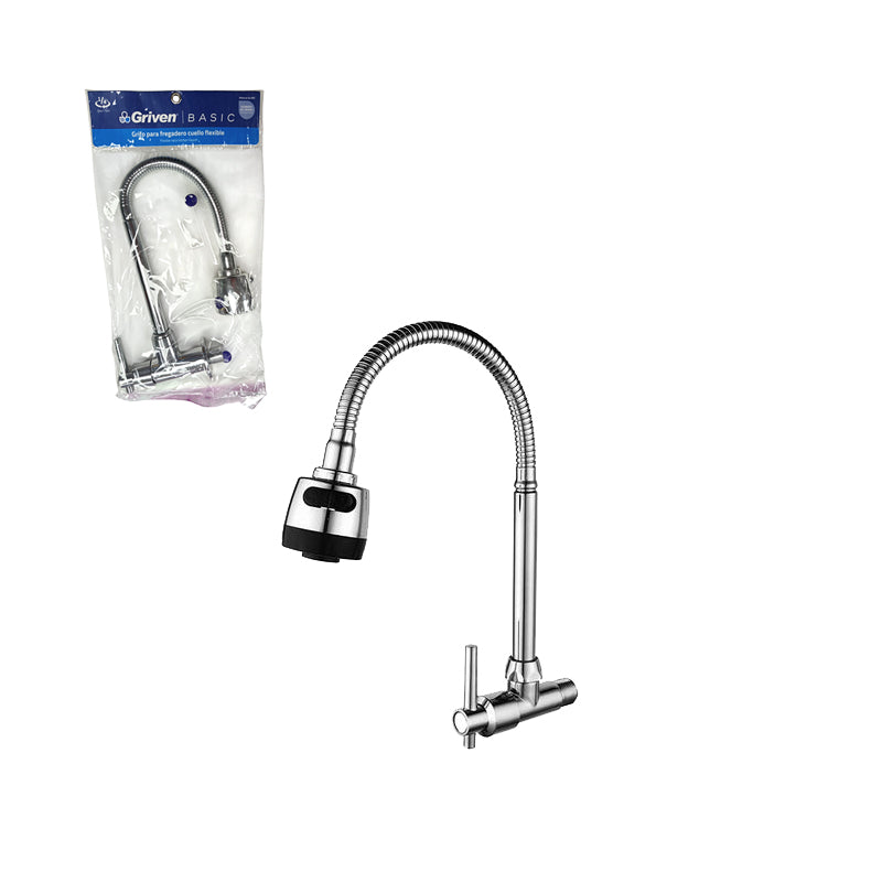Grifo Para Fregadero Cuello Flexible