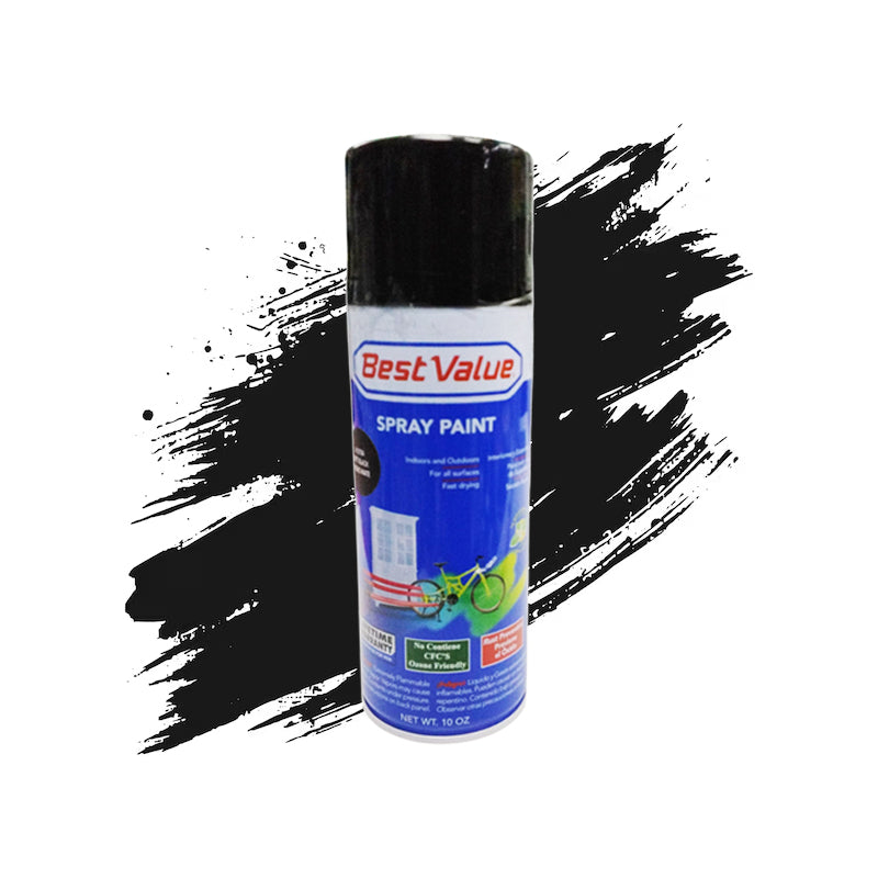 Pintura En Spray Negro Mate 10OZ