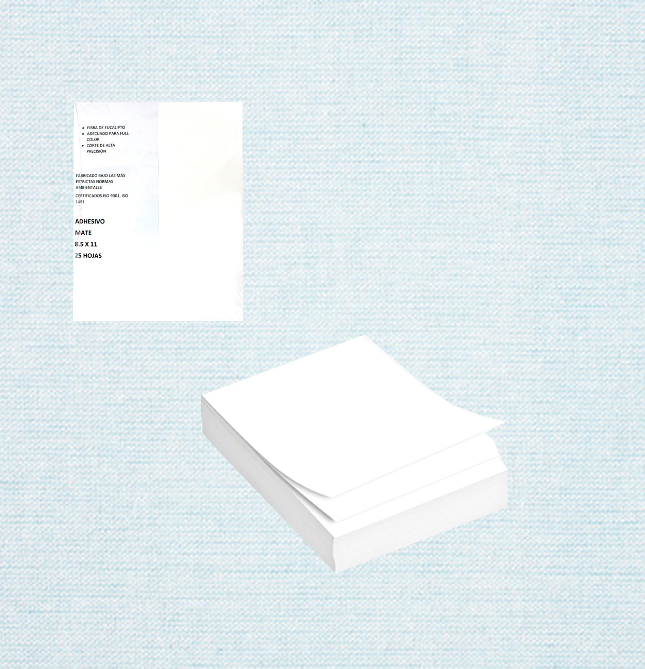 Block De Hojas Adhesivas 8.5X11" 25H