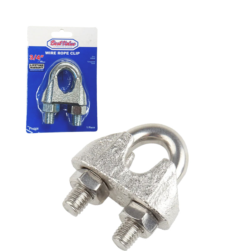 Clip De Cable De Acero 3/4"