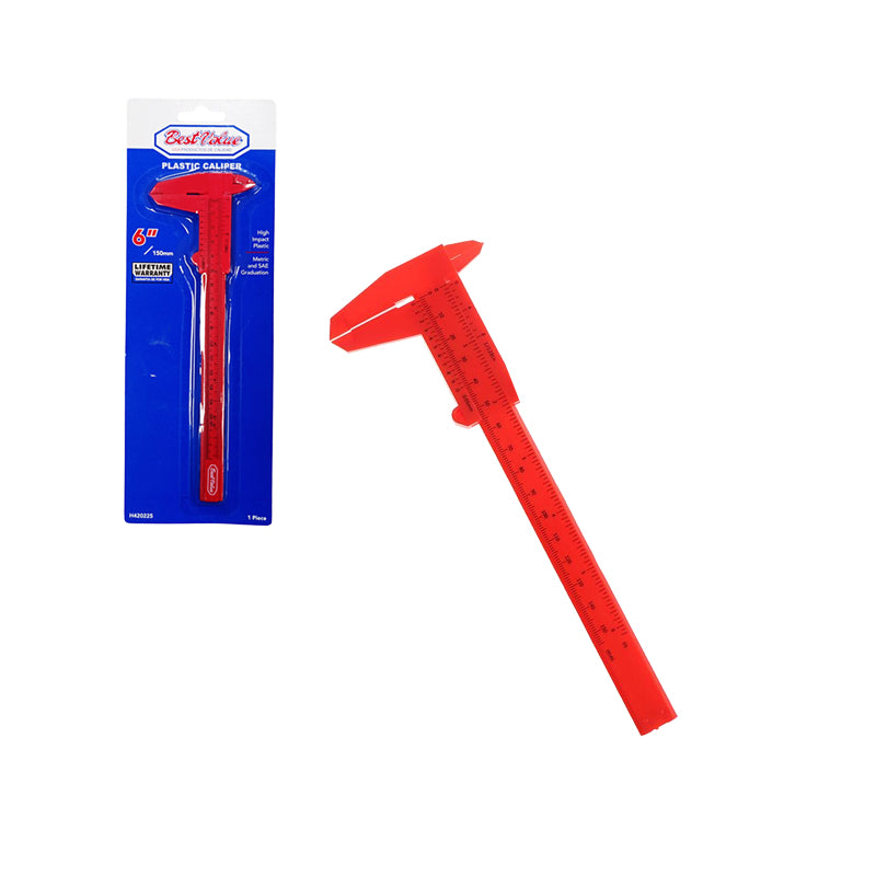 Calibrador De Plástico 6"