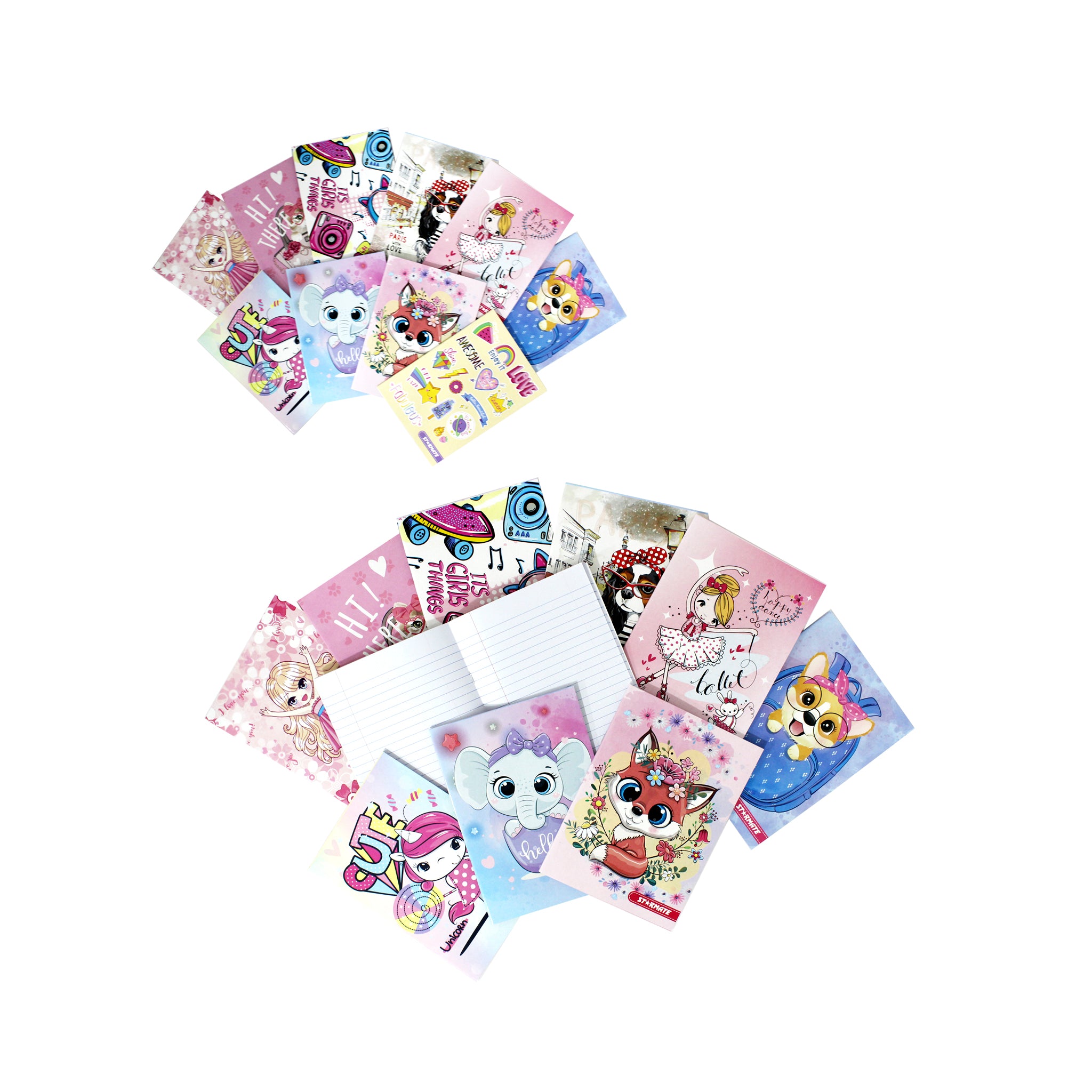 Cuaderno Raya Ancha Chico 96PAG (Niña)