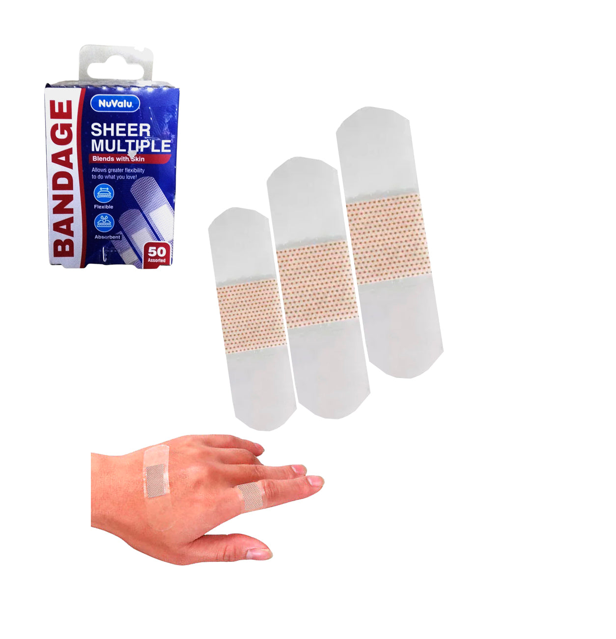 Vendas Transparentes Múltiples 50PCS