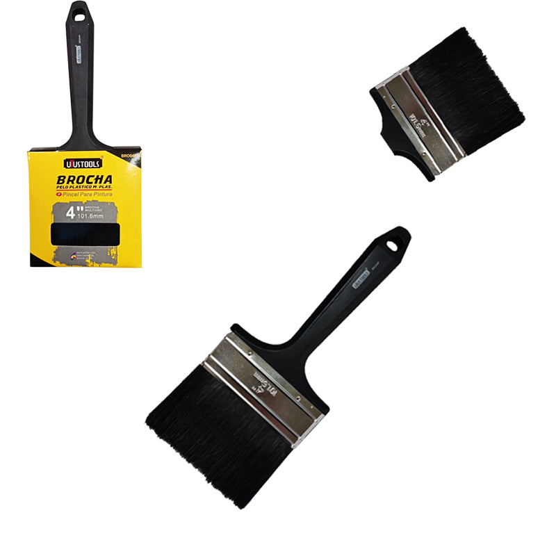 Brocha Pelo Plastico 4"