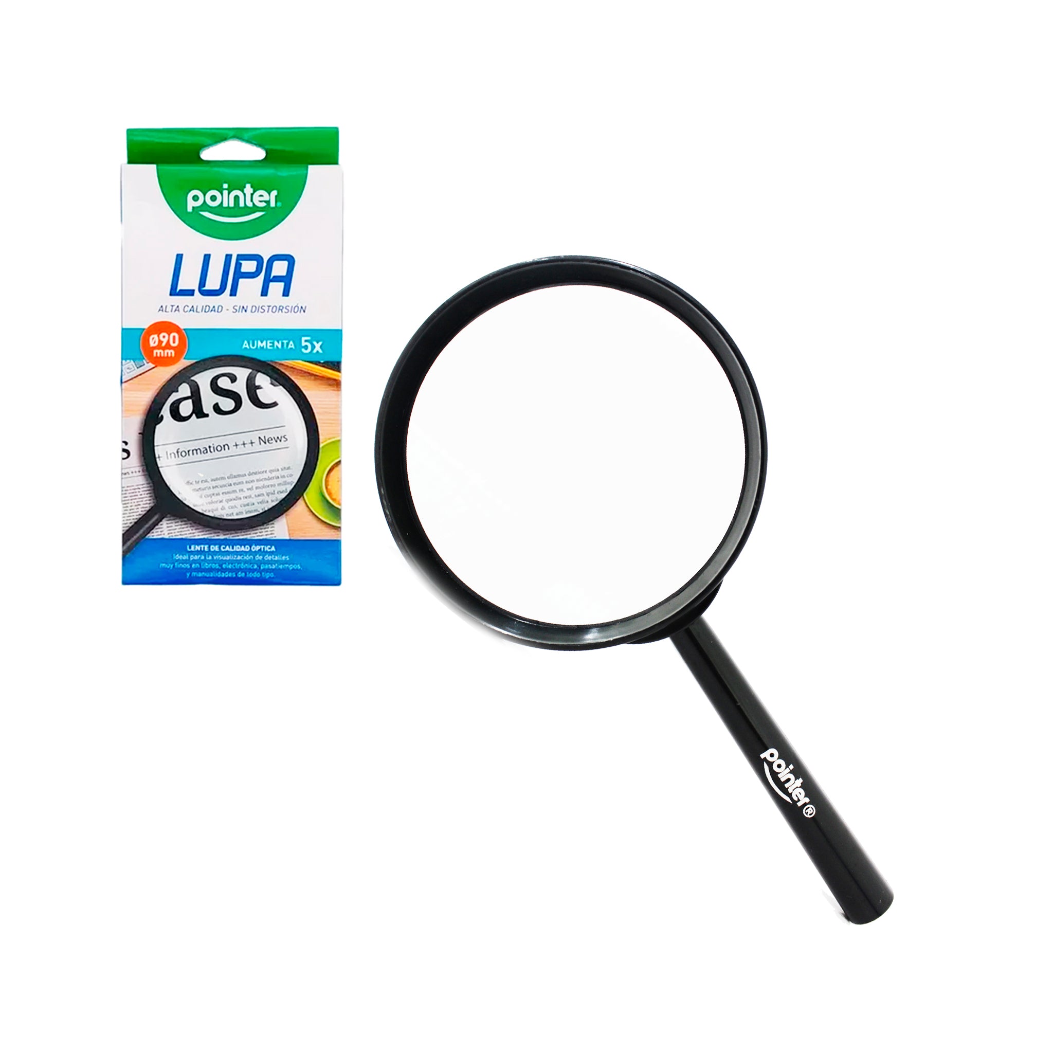 Lupa De Alta Calidad 90MM (Aumento 5X)