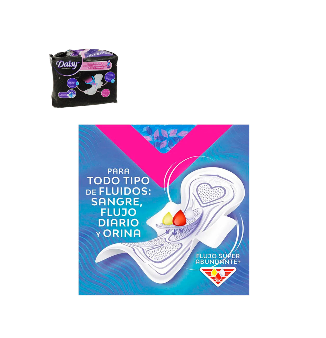 Toallas Sanitarias Con Alas Nocturnas 33CM 8PCS
