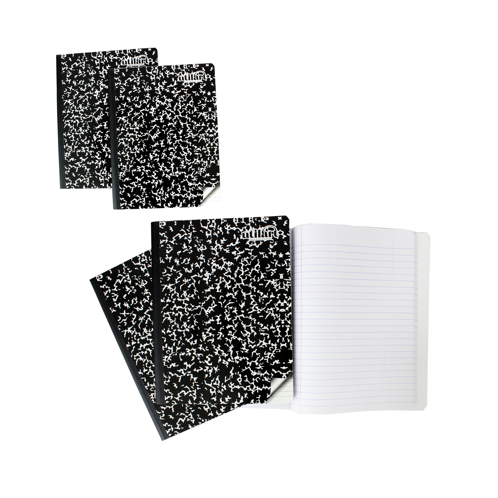 Cuaderno Raya Ancha Grande 200PAG 6PCS