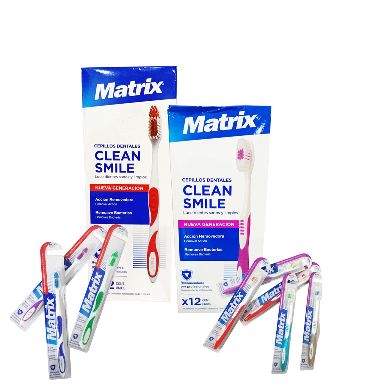 Cepillos De Dientes Para Adulto 12PCS (Matrix)
