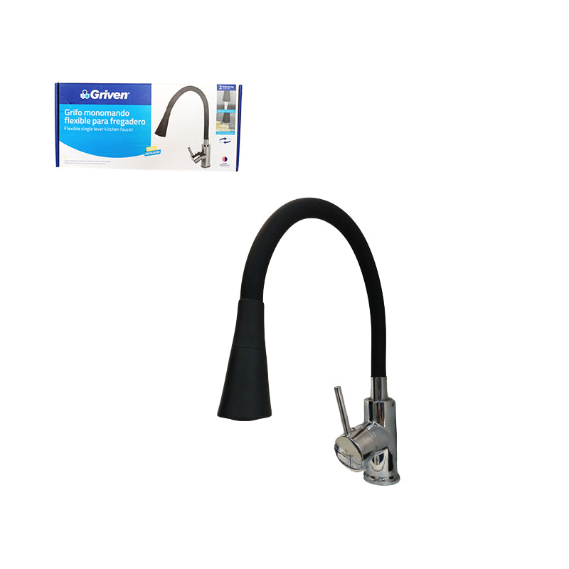 Grifo Monomando Flexible Para Fregadero