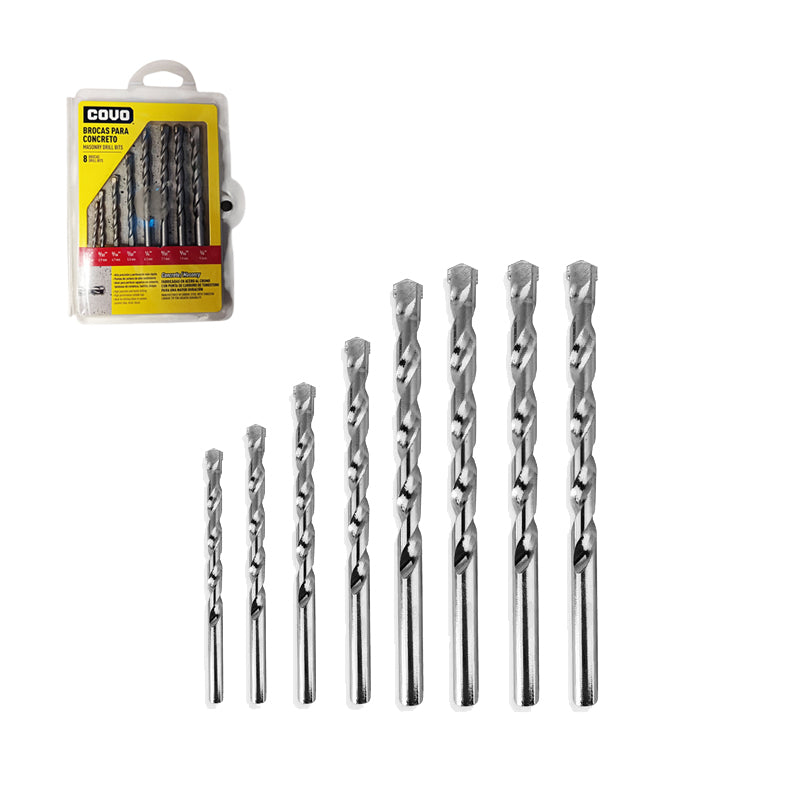 Brocas Para Concreto 8PCS (COVO)