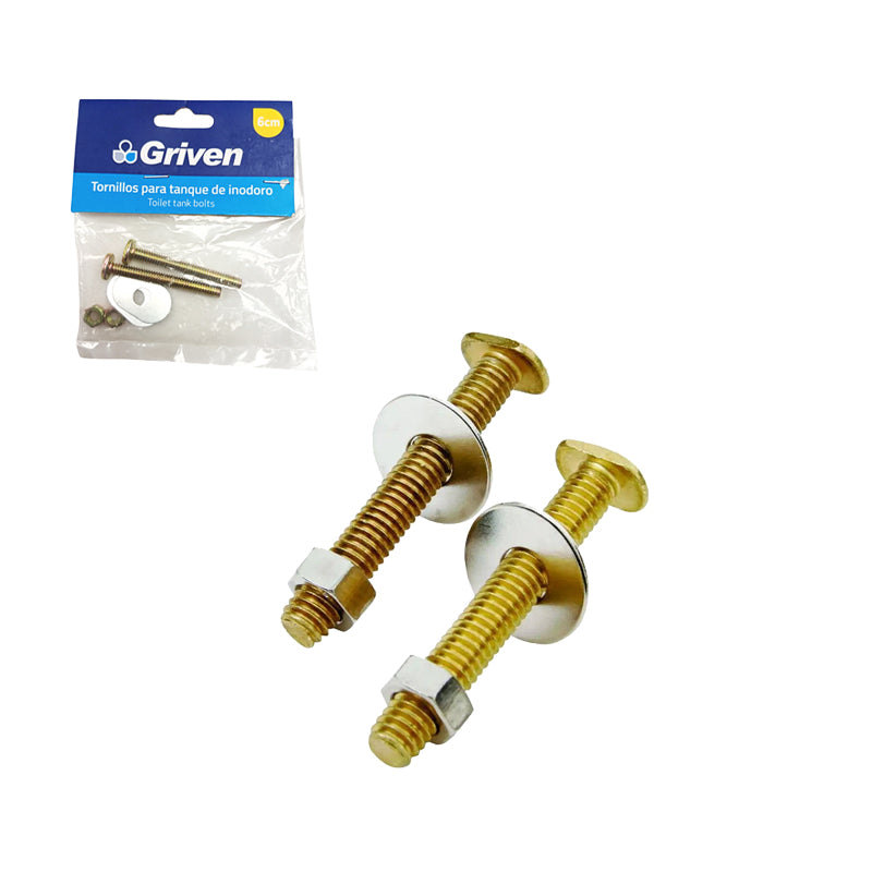 Tornillos Para Tanque De Inodoro 6CM