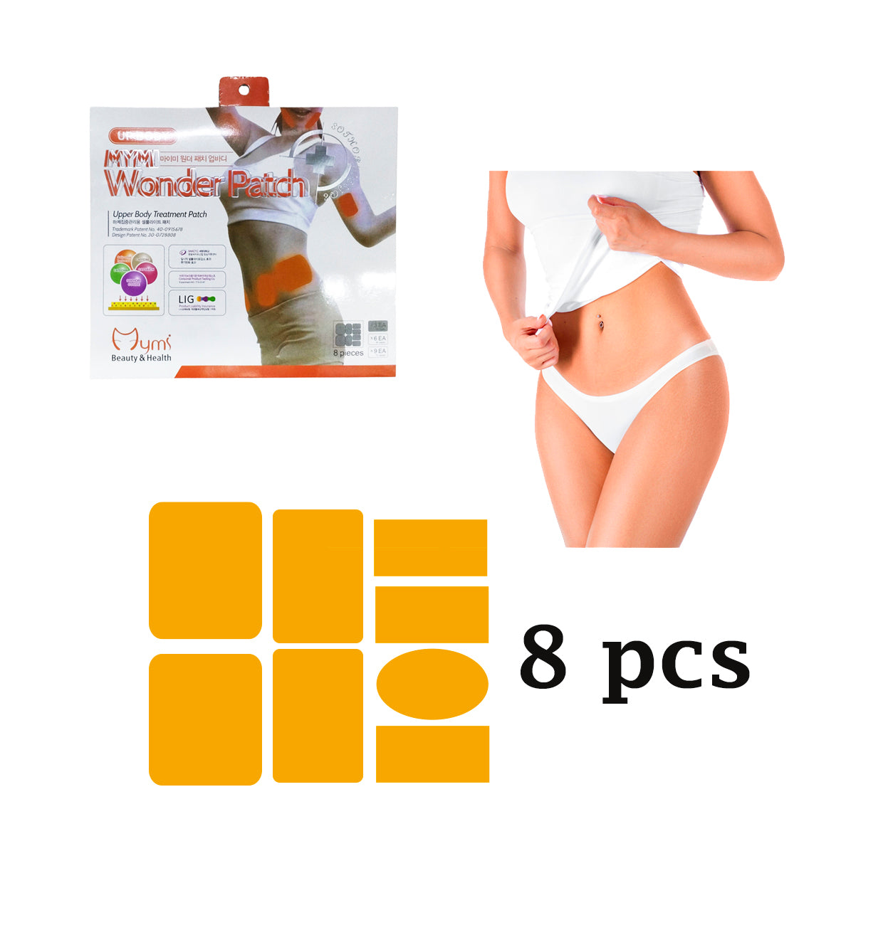 Parche Para Tratamiento 8PCS