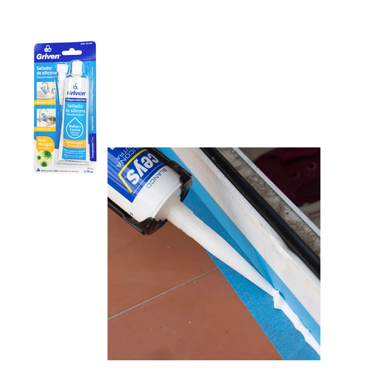 Sellador De Silicona Transparentes