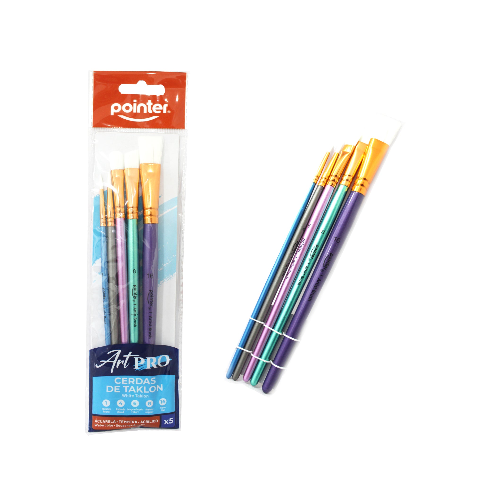 Pinceles Artísticos 5PCS