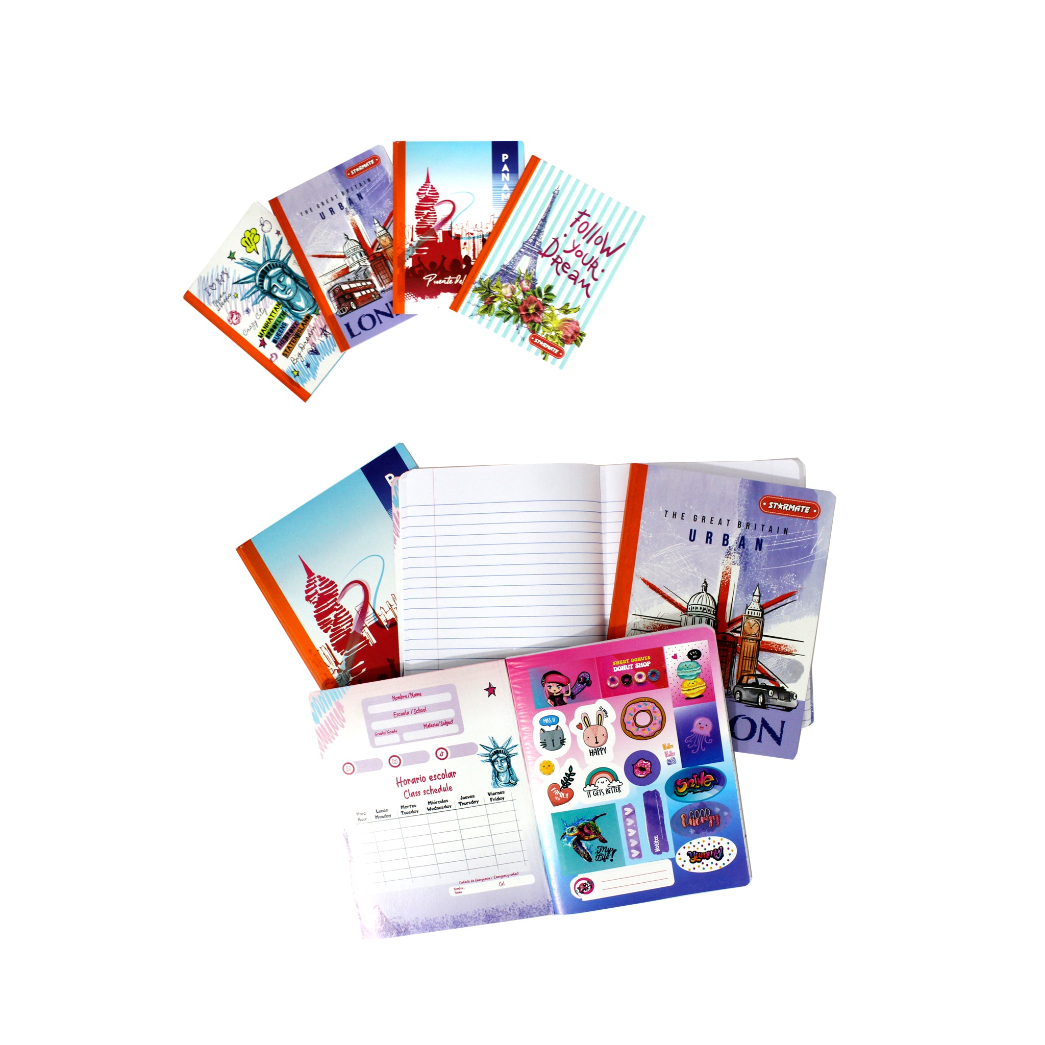 Cuaderno Raya Ancha Grande 200PAG