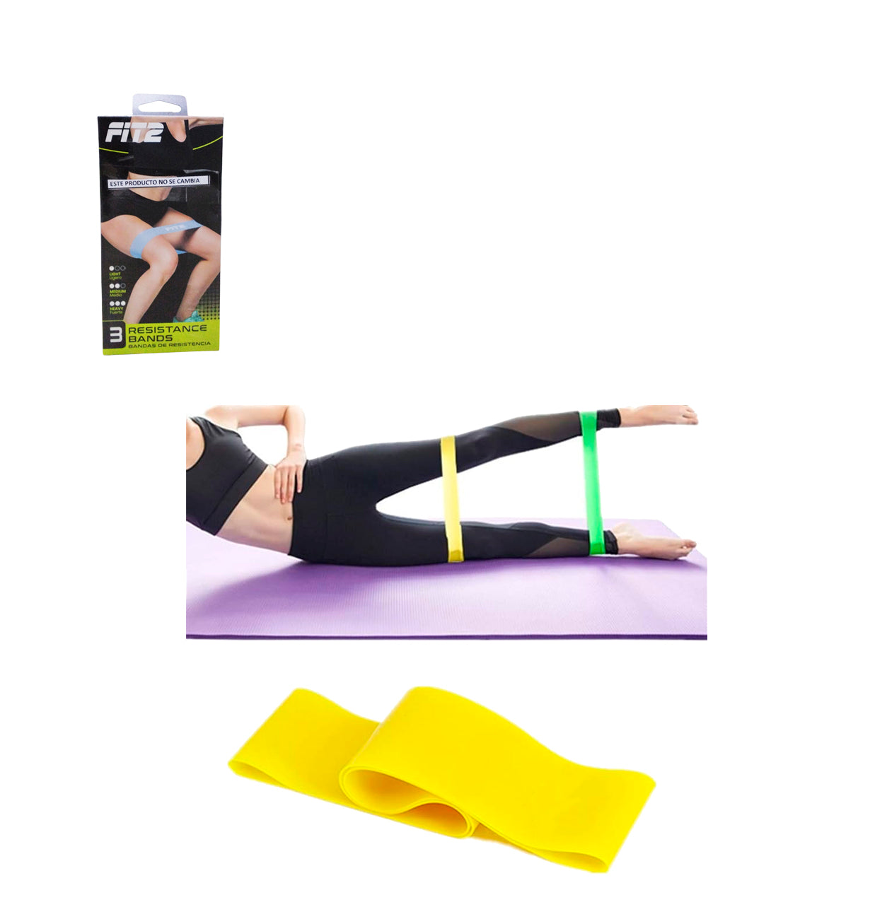 Bandas De Resistencia 3PCS