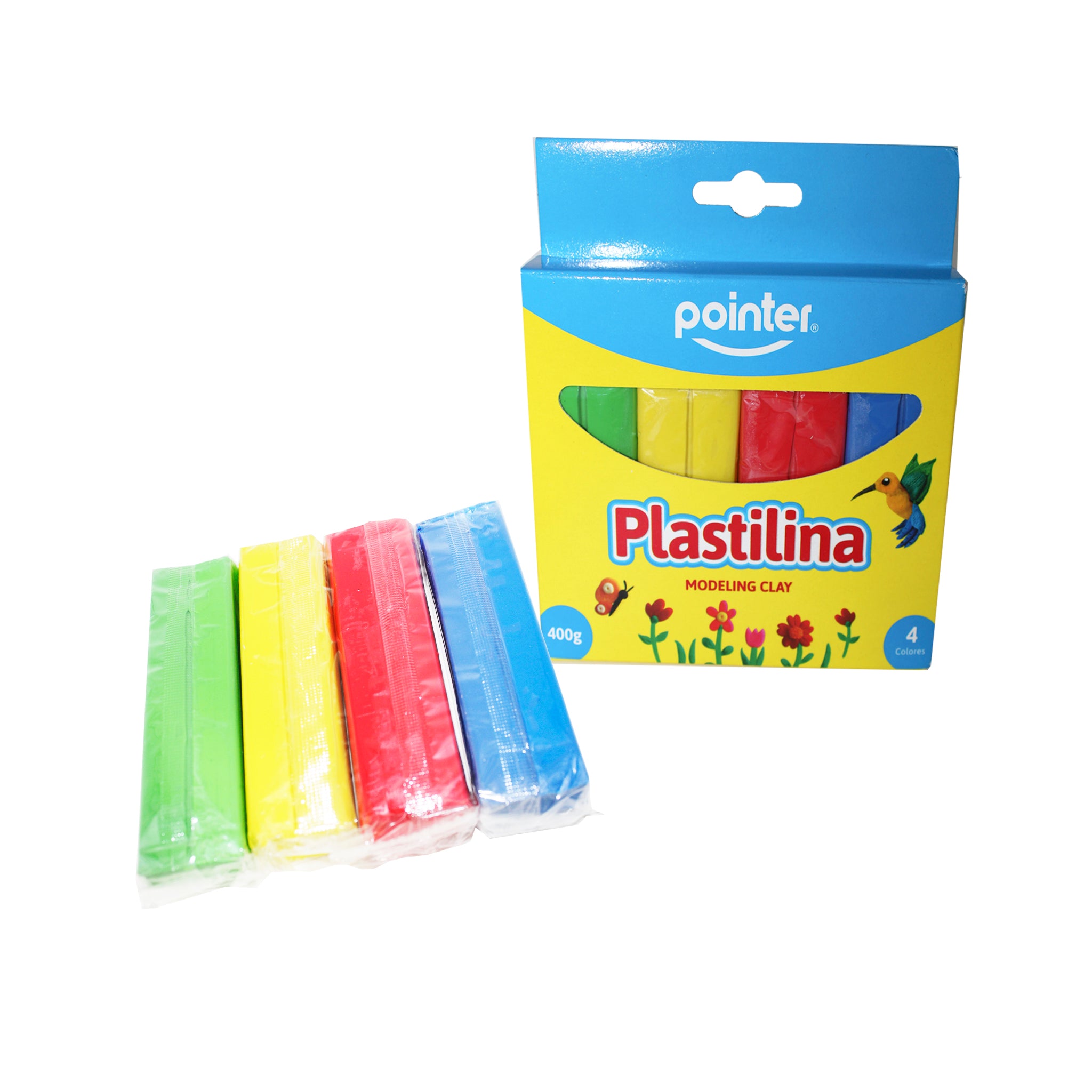 Plastilina 4 Colores 400G