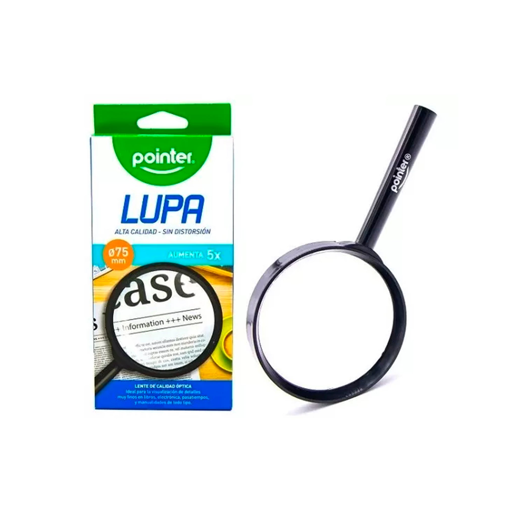 Lupa De Alta Calidad 75MM (Aumento 5X)