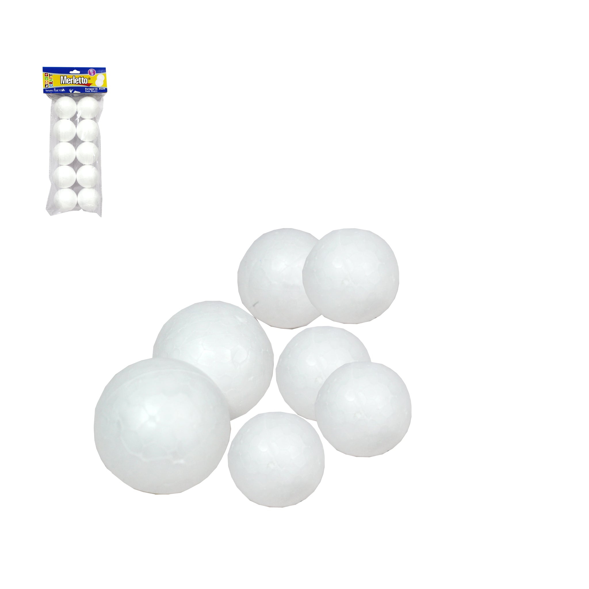 Bolas De Poliestireno 4.5CM 10PCS