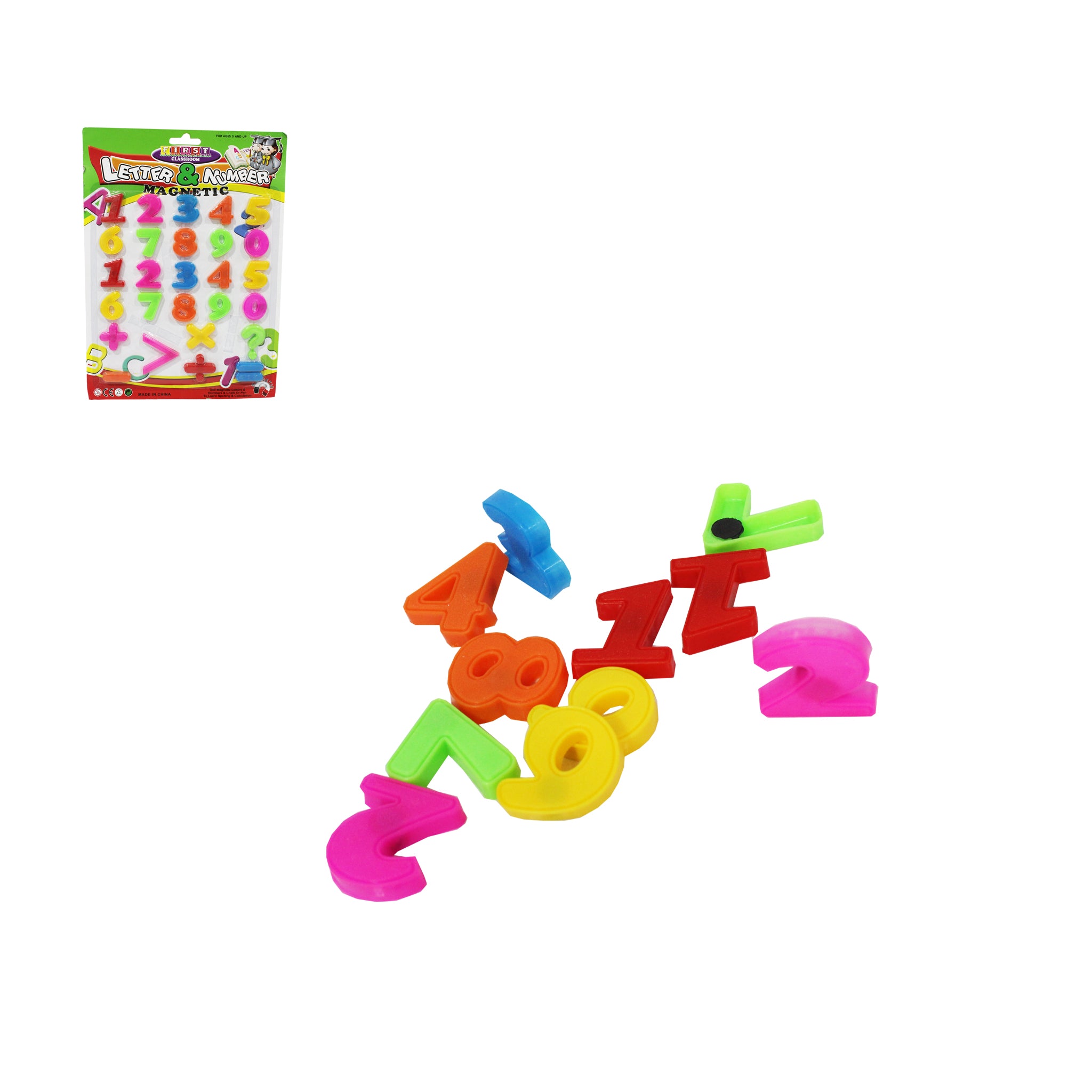 Números De Plástico Magnéticos 27PCS