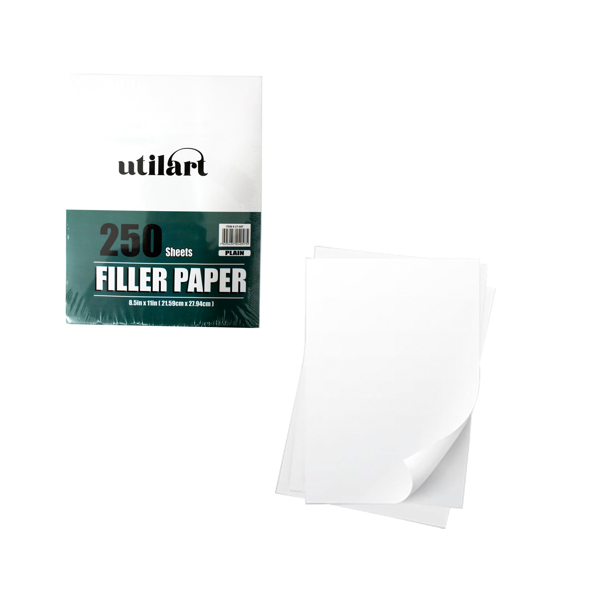 Block De Hojas Blancas 8.5X11" 250H