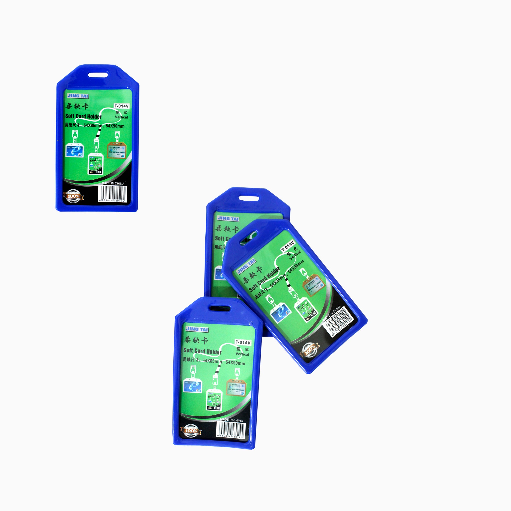 Docena Porta Carnet Azul 85X54MM (Vertical)