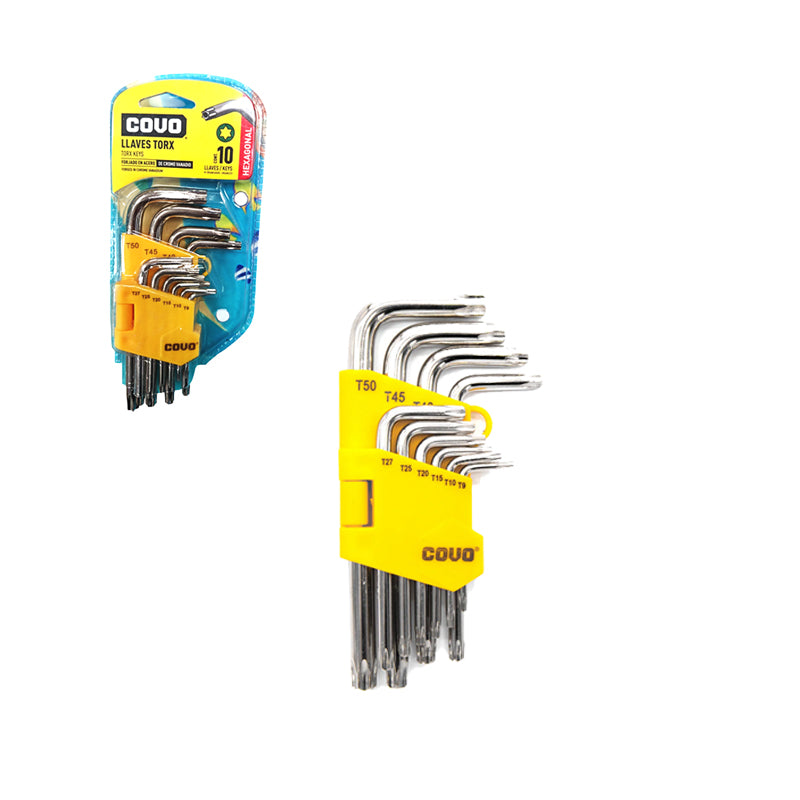 Llave Torx 10PCS (COVO)