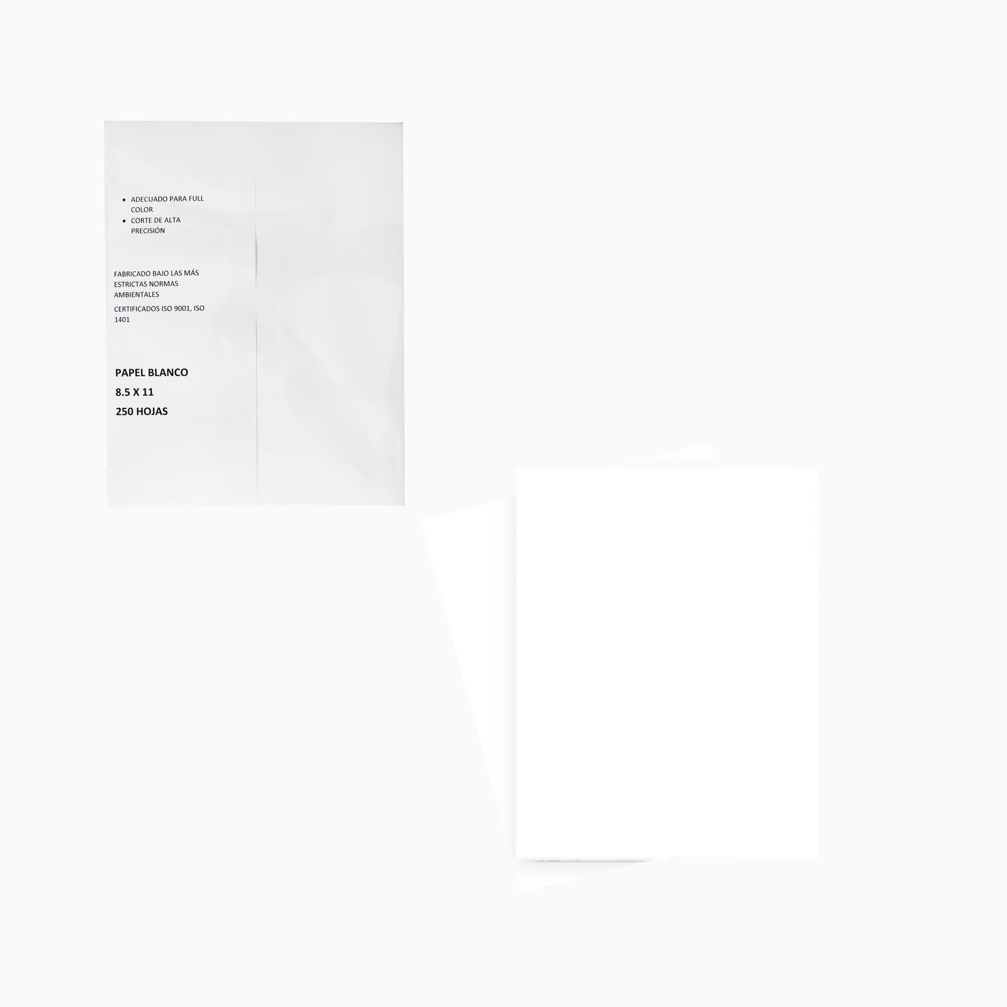 Block De Hojas Blancas 8.5X11" 250H