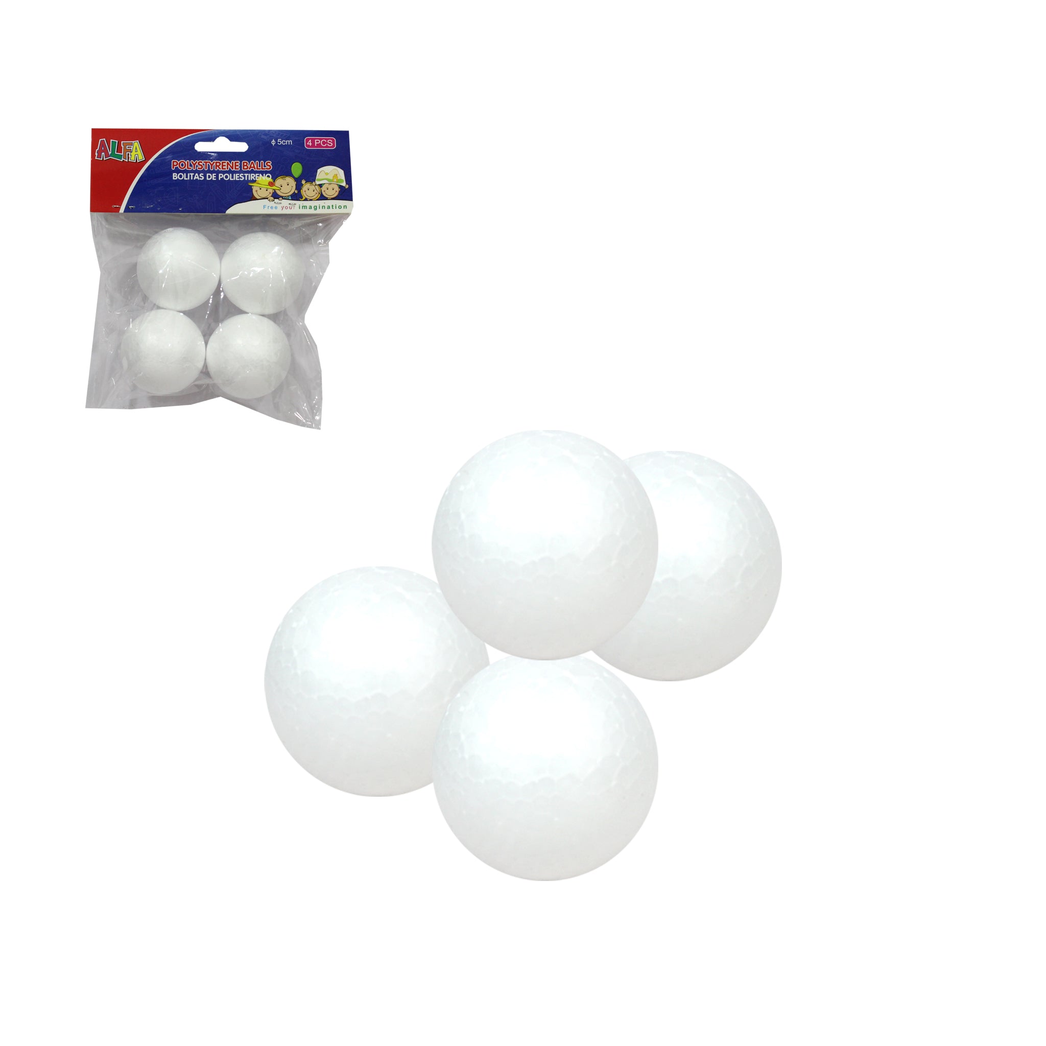 Bolas De Poliestireno 5CM 4PCS