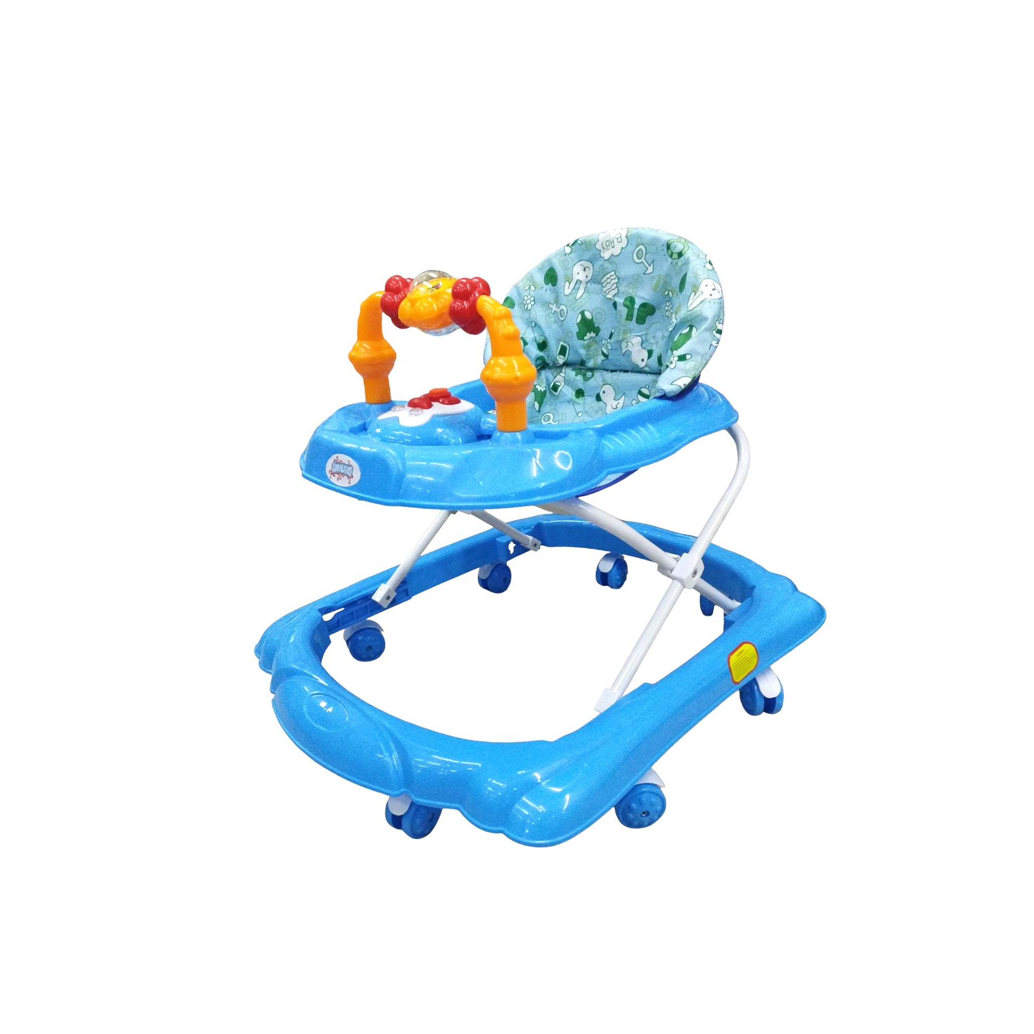 Andadera Plástica Ajustable Para Bebe Con Música y Juguete