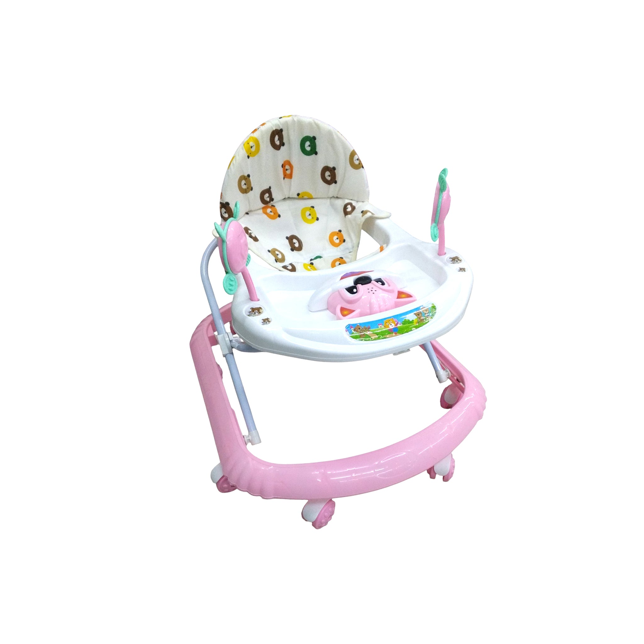 Andadera Plástica Ajustable Para Bebe Con Música y Juguete