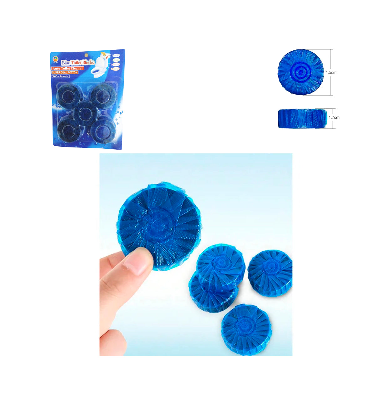 Pastillas Limpiadoras para Inodoro 5PCS