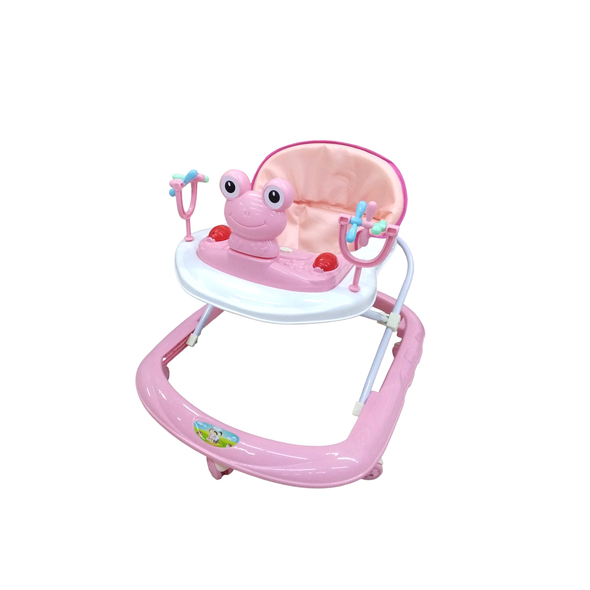Andadera Plástica Ajustable Para Bebe Con Música y Juguete