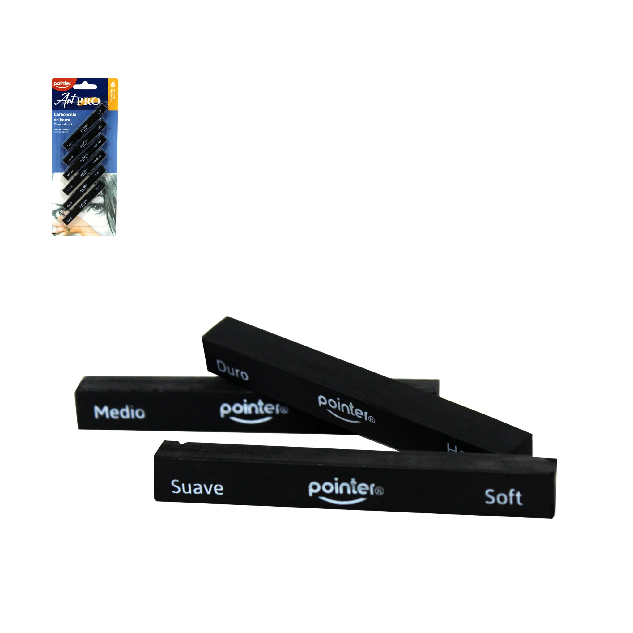 Carboncillo En Barra 6PCS