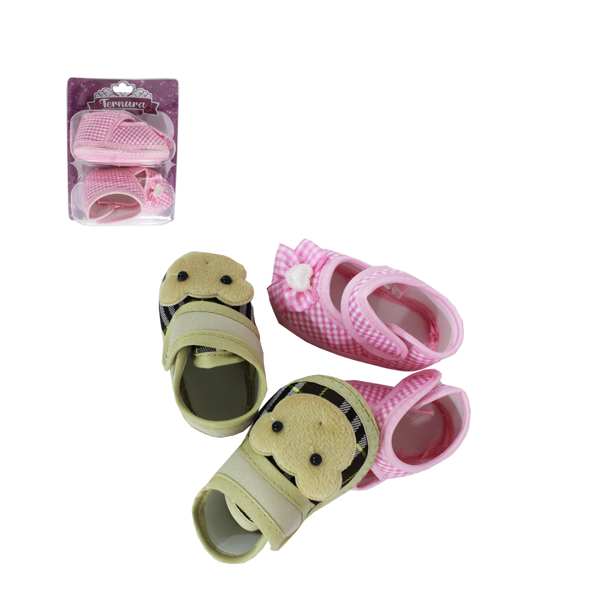 Zapatitos Lisos  Colores Y Diseños Surtidos (Niña)