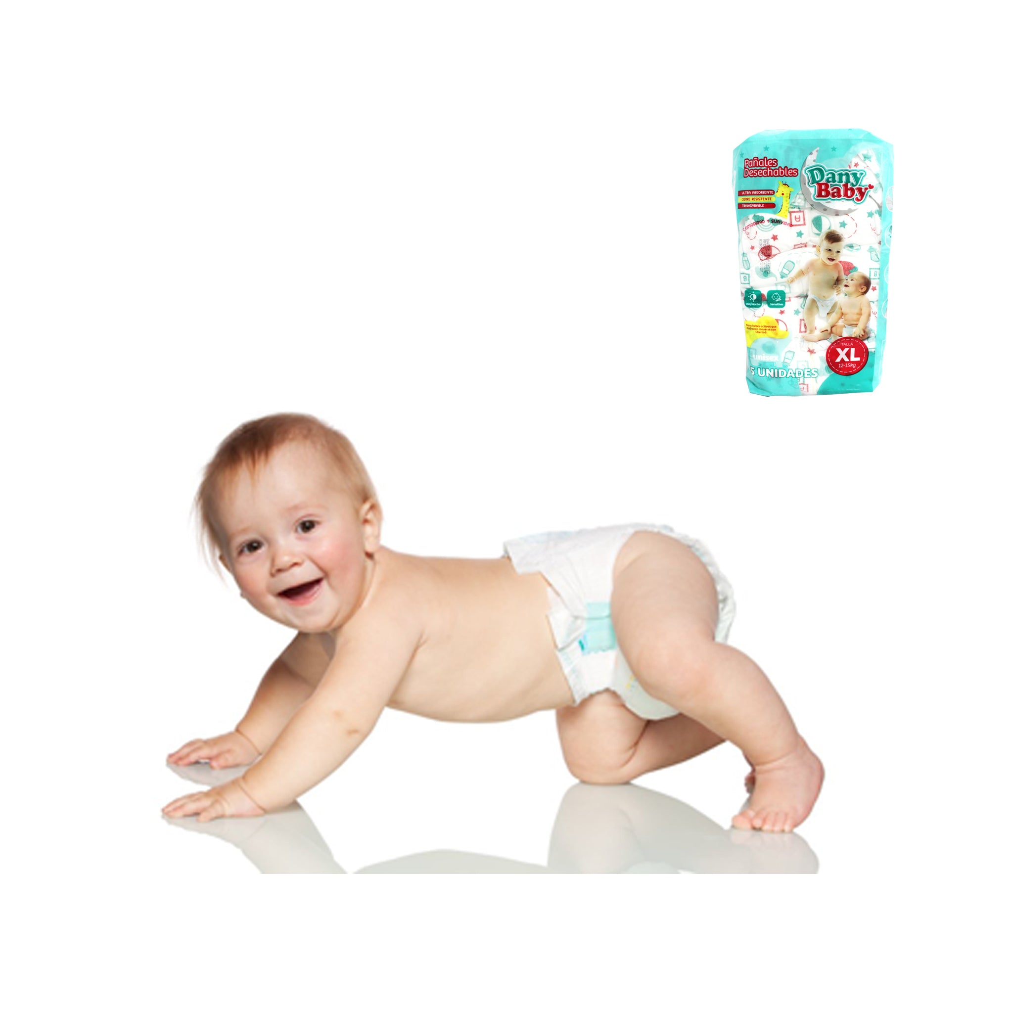 Pañales Desechables XL 5PCS