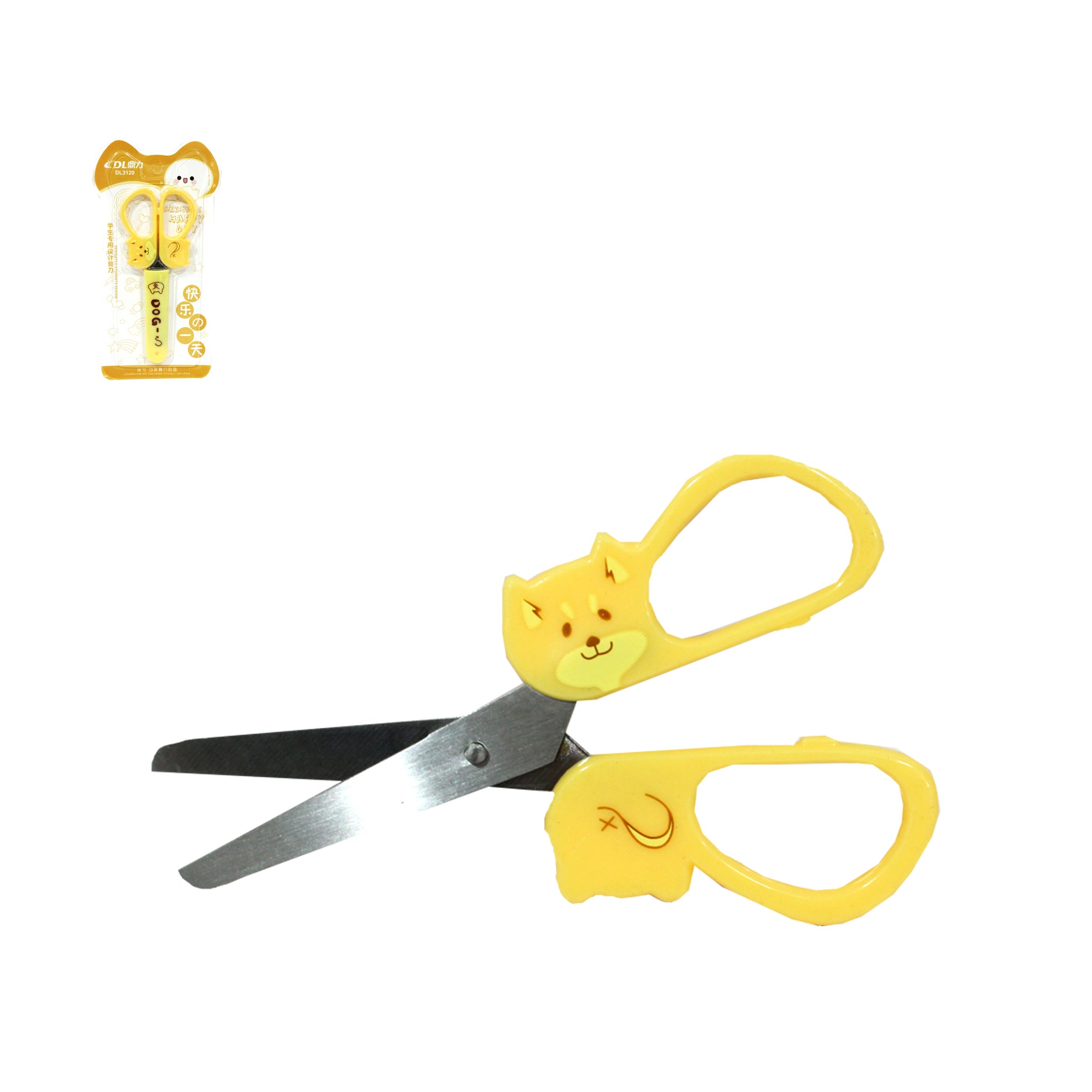 Tijera Punta Roma Con Protector