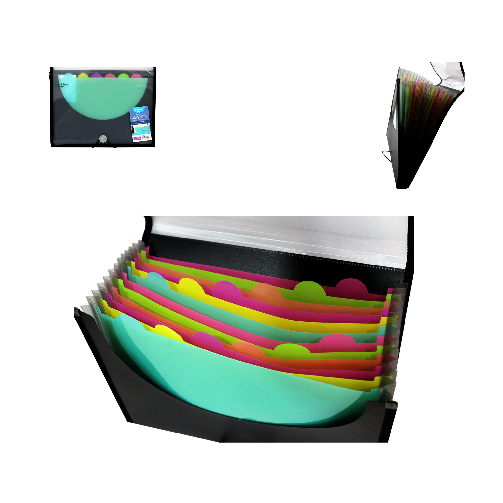 Archivador Expandible 8.5X11" A4 13 Bolsillos