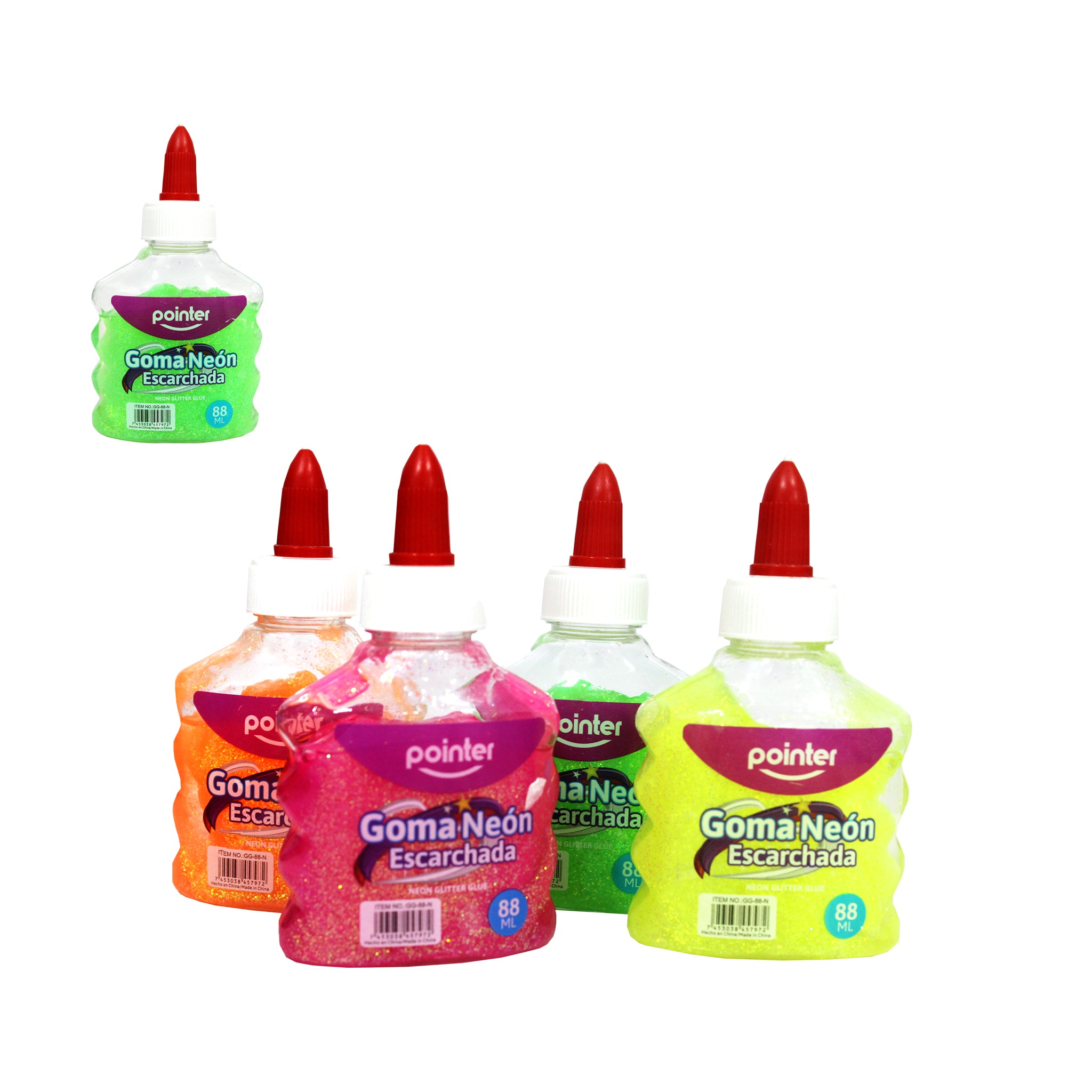 Goma Neón Escarchada 88ML
