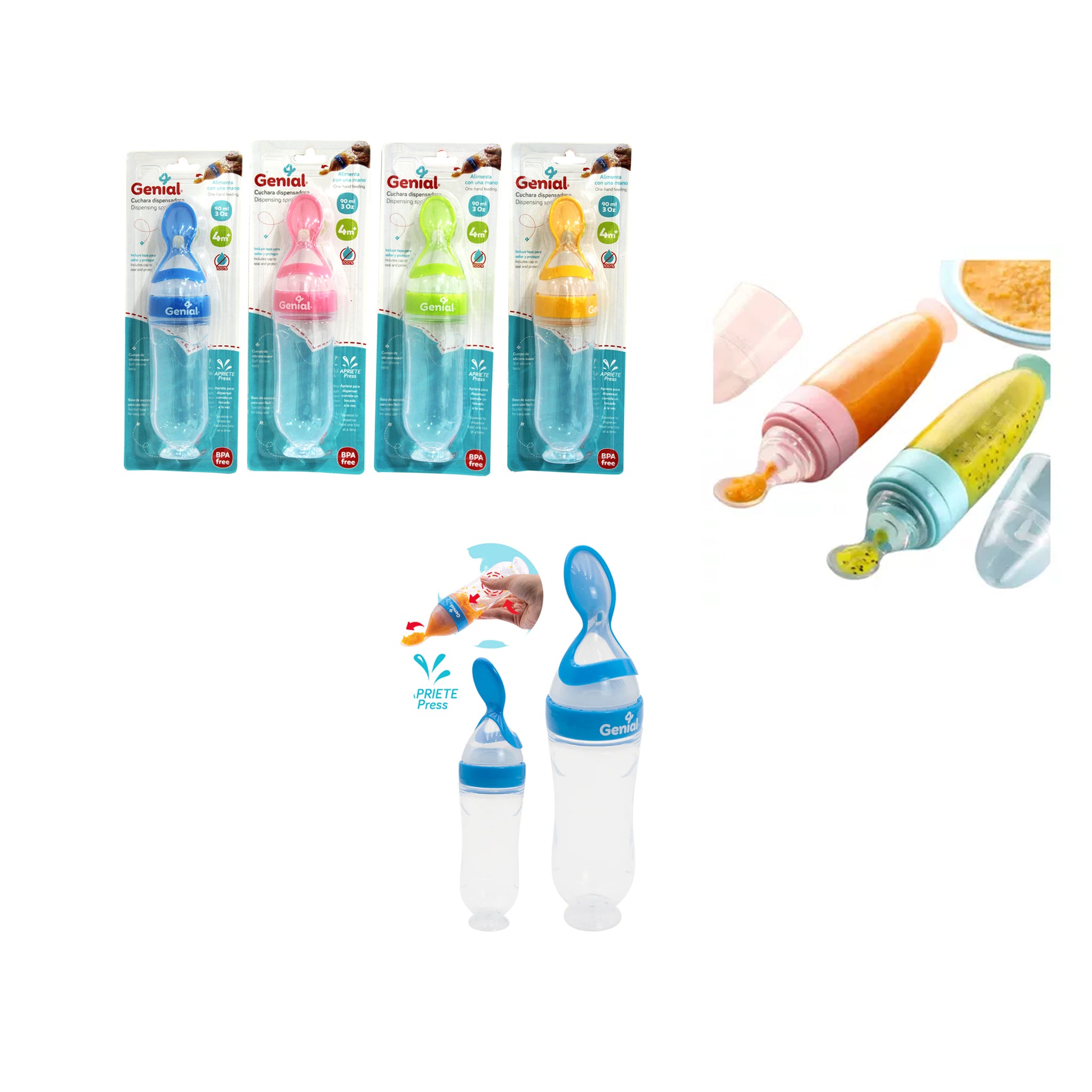 Cuchara Dispensadora De Alimentos Colores Surtidos 3OZ