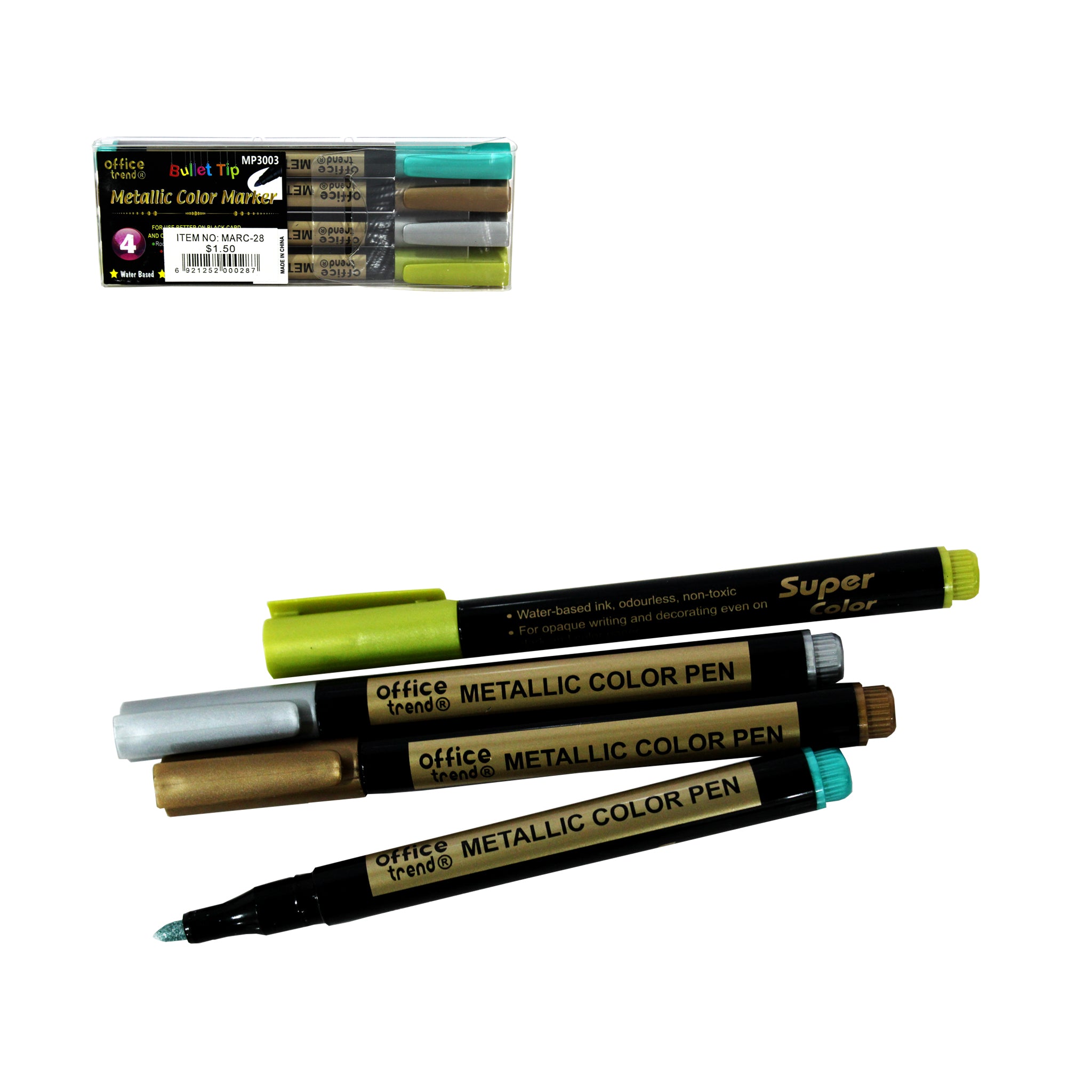 Marcadores Colores Metálicos 4PCS