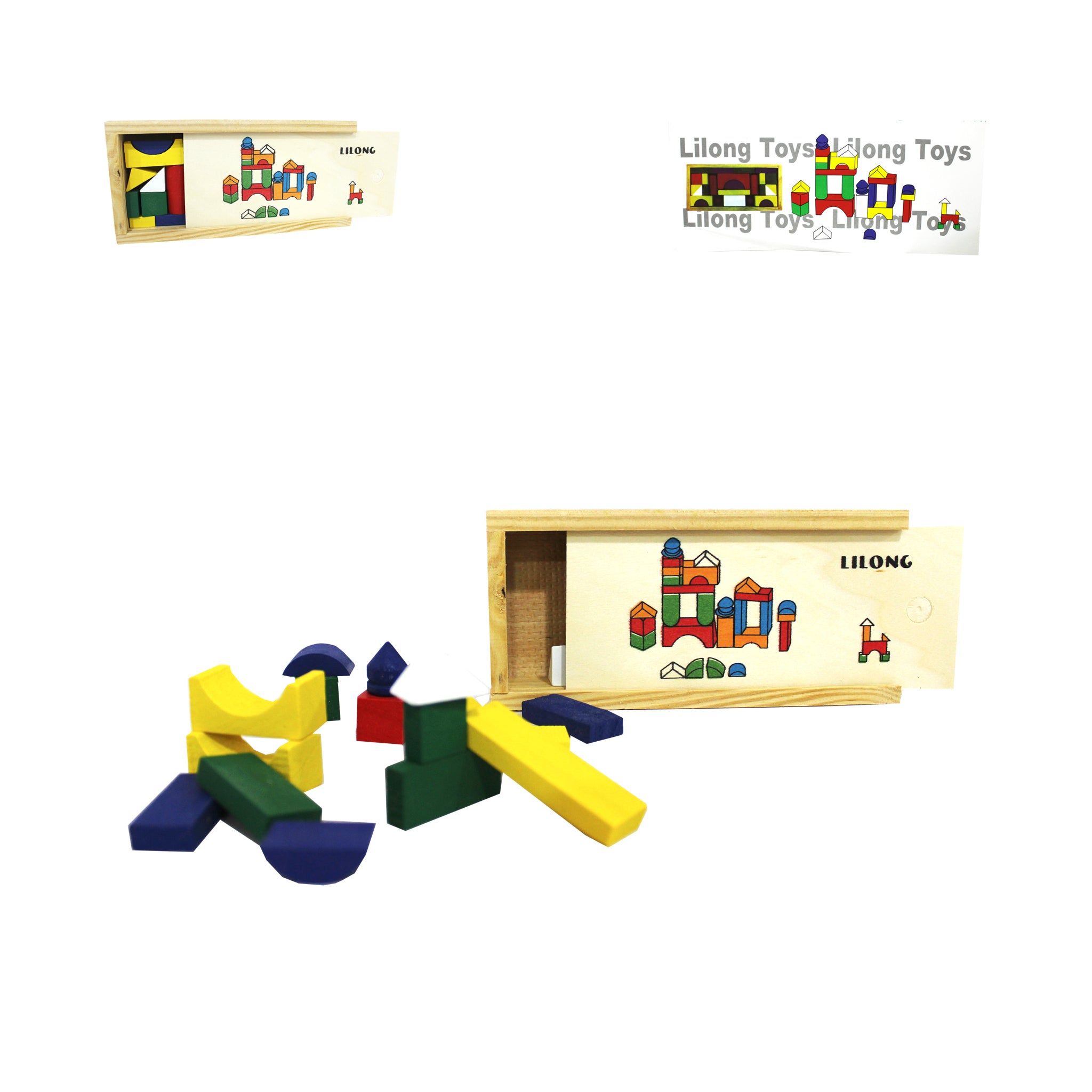 Tangram De Madera Con Formas Geométricas 26PCS